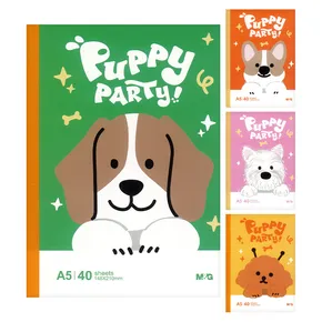 A5 linierter Notizblock M&G Puppy Party! (4 Designs)